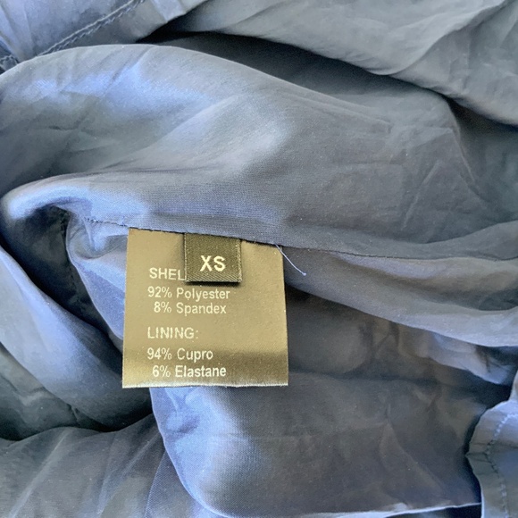 Strapless Blue Velvet Mermaid Bogdar gown - Picture 5 of 6